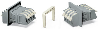 Durchführungsklemme 828-334 CAGE CLAMP 4-polig 16 mm² grau