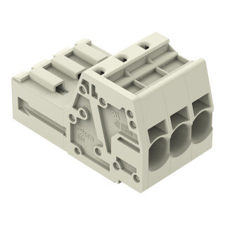 1-Leiter-Stiftleiste 831-3203 Push-in CAGE CLAMP 10 mm² 3-polig
