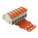 1-Leiter-Federleiste 832-1106/344-000 Push-in CAGE CLAMP...