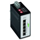 Industrial-Switch; 5 Ports 100Base-TX; schwarz