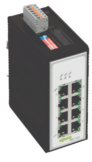 Industrial-Switch 852-1102 8 Gigabit-Ethernet-Ports Unmanaged schwarz