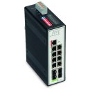 Industrial-Managed-Switch; 8 Ports 1000Base-T; 4-Slot...