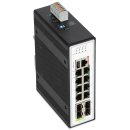 Industrial-Managed-Switch; 8-Port 1000BASE-T; 4-Slot...