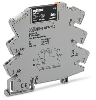 Solid-State-Relaismodul 857-734 DC 24 V 8 A Push-in