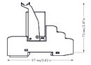 Relaismodul 858-354 DC 24 V 4 Wechsler 5 A