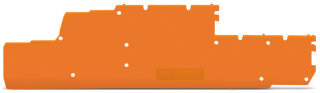 Abschluss- und Zwischenplatte 870-149 orange 1 mm PA66