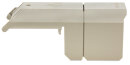 Abdeckprofil für Bolzenklemme 120 mm² beige...