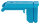 Abdeckprofil für Bolzenklemme 35 mm² blau