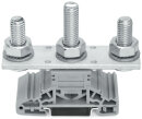 Bolzenklemme 885-310 M10 120 mm² Durchgangsklemme grau