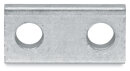 Brücker 2-fach blank silberfarben 30,2 mm