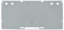 Trennwand 885-530 157 mm breit 2 mm dick grau