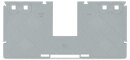 Trennwand mit Querverbinderspur 885-550 157 mm breit grau