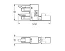 h-Verteiler WINSTA MINI 890-1634 2-polig Kodierung A schwarz