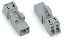 WINSTA MINI Stecker 2-polig 1,5 mm² grau...