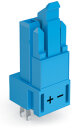 WINSTA MINI Buchse 890-3102 2-polig gerade blau Leiterplatte