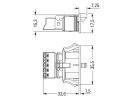 WINSTA MINI Snap-In-Buchse 890-745/062-000 5-polig...