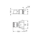 WAGO - 890-753/060-000 - Snap-In-Stecker