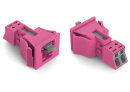 Snap-In-Stecker WINSTA MINI 890-792/082-000 2-polig pink...