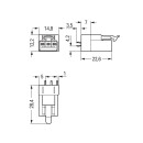 WAGO - 890-813 - Stecker für Leiterplatten