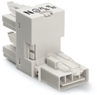 h-Verteiler 890-995 4-polig 16 A Kodierung A weiß
