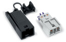 WINSTA KNX Stecker 893-1032 2-polig Zugentlastung lichtgrau
