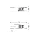 WINSTA KNX Stecker 893-1032 2-polig Zugentlastung lichtgrau