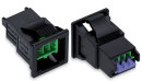 WINSTA KNX Snap-In-Stecker 2-polig Kodierung E grün