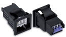 Snap-In-Stecker WINSTA KNX 2-polig Kodierung F lichtgrau