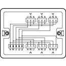 Verteilerbox; Dreh- auf Wechselstrom (400 V/230 V); 1...