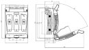 NH-Lasttrennschalter KE 250 A 3-polig 690 V Aufbau