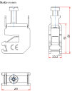 Leiteranschlussklemme 120mm² Flachkupferschiene 10mm...