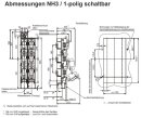 NH 3 MSL-Sicherungslastschaltleiste 630 A 690 V Multivert...