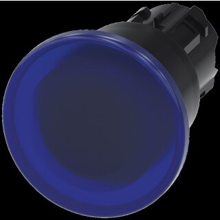 LEUCHTPILZDRUCKTASTER, 40MM, BLAU