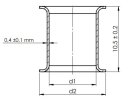 D0-Hülsenpasseinsatz D02 4 A IEC 60269-3 50er Pack