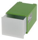 TYTAN II Kunststoffbox grün 54 mm 3 TE Hutschiene leer