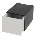 TYTAN II Kunststoffbox 54 mm 3 TE Hutschiene schwarz leer