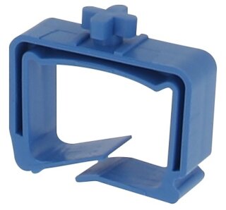 Kabelsammelhalter klein 170105 für Hager-Systeme blau