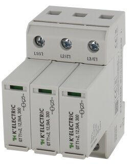 Kombiableiter Hutschiene GT T1+2 12,5 kA 3-polig 300 V