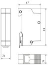 FM Dat Net Cat6 Kombiableiter 1 kA RJ45 250 MHz Hutschiene