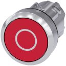 Drucktaster 3SU1050-0AB20-0AD0 rot 22 mm Metall flach...