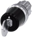 Schlüsselschalter Siemens 3SU1050 22 mm 3 Stellungen...