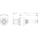 Koordinatenschalter 3SU1050-7AF88-0AA0 4 Schaltstellungen...