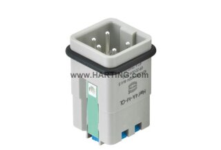 Han 4A-M-QL Einsatz Stift 4-polig 10 A 0,5–2,5 mm²