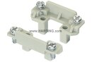 Adapter Han A/Han SNAP Polycarbonat kieselgrau 2er-Set