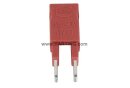 Steckbrücke quer 2x1 rot 16 A 500 V Han ES Press