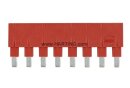 Steckbrücke längs 1x8 rot 16A 500V Han ES Press