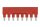 Steckbrücke längs 1x8 rot 16A 500V Han ES Press