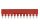 Steckbrücke längs 1x12 rot 16A 500V Han ES Press