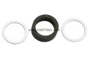 Dichtring Pg 13,5 mit 2 Druckringen schwarz Kunststoff
