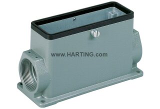 Sockelgehäuse Han 16B-asg2-R-29 seitlicher Kabeleingang IP65